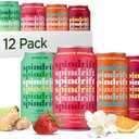 Spindriift Sparkling Flavored Water Variety Pack, Made With Real Squeezed Fruit, 12 Fl Oz Cans (Pack Of 12), Best By: 06/02/26