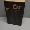 Cat Statues for Garden Decor: Outdoor Sculpture with Warm Lights for Balcony Lawn Patio Yard - Gifts for Mom Grandma Women