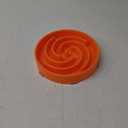 Slow Feeder Large Dog Bowl - Non Slip Maze Puzzle Bowl for Medium Dogs, Prevents Bloat & Choking, Orange