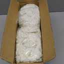 NUPTIO Flower Ball Arrangement Bouquet: 2 Pcs 11.8 inch Diameter White Rose Fake Flowers Balls for Wedding Centerpiece Decorations Artificial Flower Centerpieces for Tables