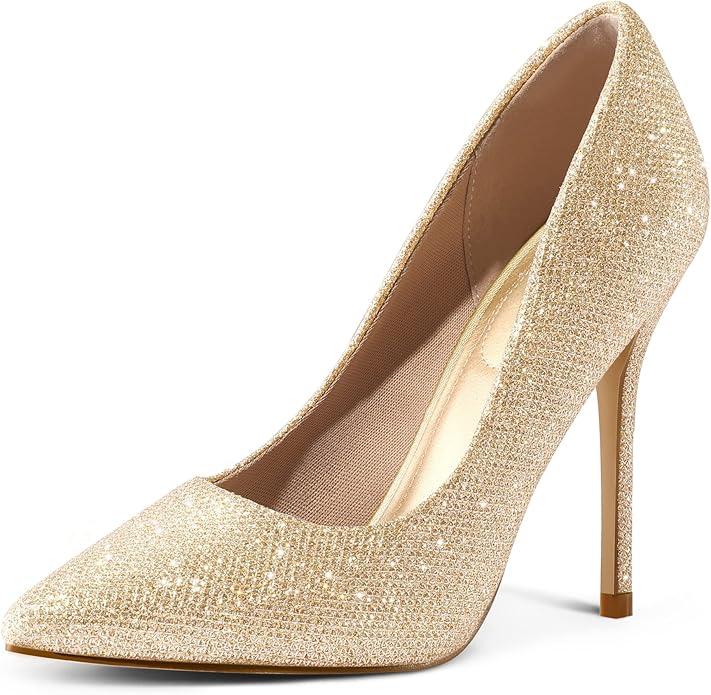 mysoft Women's High Heels Pumps Closed Pointed Toe Stiletto 4IN Heels Dress Wedding Shoes (6.5) mysoft Women's High Heels Pumps Closed Pointed Toe Stiletto 4IN Heels Dress Wedding Shoes (6.5)
