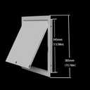 Steel Access Panel Door, Reinforced Metal Construction, Drywall Ceiling and Attic Access, Outdoor Kitchen Use (14-14-l)