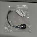 Mini Microphone Mini Notebook Mic 3.5 mm Socket Notebook Microphone, Compatible for PC Laptop Notebook (1 Piece/Black)