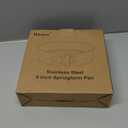 Stainless Steel Springform Pan 9 Inch Nonstick, Leakproof Spring Form Pan for Cheesecake, Cheesecake Pan with Protector, Cheese Cake Pans for Baking, 9 Inch Springform Pan with 50Pcs Parchment Paper