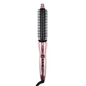 Calista Perfecter Pro Heated Round Brush - Thermal, Hot Styling Brush, For Women, 0.75 Inch, Rose Gold, Adjustable Temp & Dual Voltage