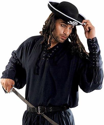 ThePirateDressing Medieval Poet's John Coxon Cosplay Costume Pirate Shirt Size S/M