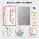 Pink Christian Wall Decor Inspirational Bible Verses Metal Tin Sign for Home Bedroom Office Wall Decor, Pink Room Decoration for Women, 8x12 Inches