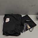 CLERKMANS Classic Masters Graduation Cap And Gown With Tassel Package (Black), Size 45