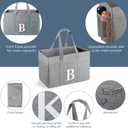 2 x TRSODD Mothers Day Gifts for Sister Friends Birthday Gifts for Her Reusable Grocery Bags Foldable 10 Gallon Extra Large Utility Tote Bag (Best Sister Ever)
