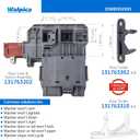 131763256 1317632 131763202 for Frigidaire Affinity Washer Door Latch Lock Front Load Washer Washing Machine Parts Replacement Part Kenmore Washer Door Latch Lock Parts GLTF2940FS1 FAFW4011LW0