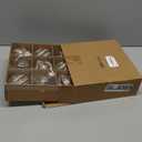 9 Pcs 3.15" Clear Christmas Ball Ornaments Xmas Ball Decorations Set Shatterproof Decorative Hanging Ornaments for Christmas Tree Home Wedding Party Office Decor (Champagne)