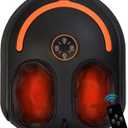 Foot Massager with Heat Shiatsu Foot Massager with Remote Deep Kneading Relief for Tired Electric Feet Massage Machine for Home and Office Gifts for Mom Dad Black