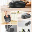 Foot Massager with Heat, Shiatsu Foot Massager with Remote, Electric Feet Massage Machine for Neuropathy,Plantar Fasciitis, Circulation, FSA Eligible HSA Store Eligible Massager (Black,Corded)