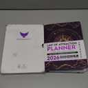 Deluxe 2026 Planner Weekly and Monthly | Law of Attraction Planner with Productivity App | 12-Month for Productivity, Gratitude & Goal Setting | Includes Foldable Vision Board, Gift Box & Stickers (PURPLE SUN-COMPASS)