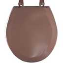 Achim Home Furnishings Chocolate TOWDSTCH04 17-Inch Fantasia Standard Toilet Seat, Wood