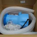Standard Series Above Ground Pool Filter Pump - 800 GPH Flow Rate | Rapid Circulation & Micro-Debris Filtration, Pool Cartridge Filter Pump System - Keep Water Crystal Clean & Clear-Deep Blue