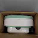 Portable Washing Machine - 16L Mini Foldable Washer with Spin Basket, 3 Cleaning Modes & Deep Cleaning for Small Clothes, Collapsible Laundry for Apartment, Home, Hotel and Travel (Green)