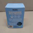 2 x Wine2Go Diamond Silicone Glasses 9oz