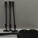 STARVAST 3 PCS Adjustable Sign Holder, 8.5x11 inch Sign Poster Stand, Vertical and Horizontal View Sign Holder, Reusable Floor Standing Sign Stand for Display, Advertisement, and Outdoor, Black