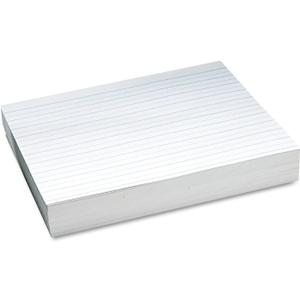 Pacon 2622 Alternate Dotted 3/4-Inch Ruled Newsprint Paper, 11 x 8-1/2, White, 500 Sheets/Pack