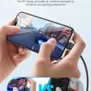 USB C Cable Right Angle - [2Pack 3.3FT] 60W Fast Charging USB C Cable Braided USB Type C Data Cable, 90 Degree C Port Charger Cord for iPhone 17/16/15 Pro Max, Tesla Model Y, MacBook, iPad, Samsung