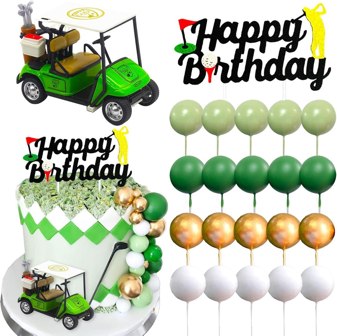 Golf Cake Decoration Heading for the Green Cake Topper Golf Themed Cake Decorations Golf Party Supplies Golf Party Favors Golf Birthday Decoration