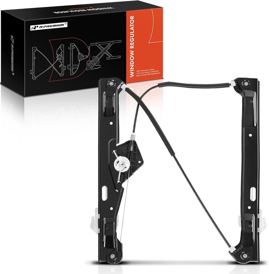A-Premium Power Window Regulator Without Motor Compatible with BMW 320i 2012-2018 328i 2012-2016 330i 2017-2018 320i xDrive 2013-2018 328i xDrive 2013-2016 330i xDrive 2017-2018 Front Passenger Side