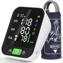 Uvital Blood Pressure Monitor for Home Use, Automatic Upper Arm BP Monitor with Adjustable Large Cuff (8.7-16.5 Inch), 3.7-Inch Large LED Screen, 2x199 Records for Seniors