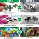 1000 Piece Puzzles for Adults Clearance,Mysterious Holiday Party Gift Rack for Puzzles, Impossible Challenge Art Jigsaw Puzzles, for Gift Birthday Party Games Family, 27.5X19.7 Inch Dust Free Puzzle