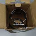 3 inch Inlet Exhaust Tip, 4.5" Outlet 9" Overall Length Stainless Steel Exhaust Tail Pipe, Bolt-On, Polished Tailpipe, Silvery(Only Fit for Tailpipe Outlet is 3", Need Measure OD)