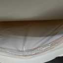 Geosar 100 Pcs Disposable Paper Placemats Cotton Woven Look 13'' Round Placemats Rustic Disposable Table Pads Bulk for Dining Table Decoration Birthday Wedding Bridal Baby Shower Party (Beige)