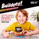 Creativity for Kids Buildeez! Easy Wooden Model Set: Pirate Ship, Sea Skull - DIY Arts & Crafts Kit, STEM Toys and Gift for Kids, Boat Toys for Boys (Ages 5+)