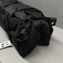 Oversized Camping Chairs for Adults - Heavy Duty Padded Outdoor Folding Lawn XL Camp Chair with Cup Holder Cooler Pockets for Outside Sports Beach Fishing Garden Portable Supports 500lbs, AllBlack