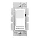 BESTTEN Dimmer Light Switch, Single Pole or 3 Way Slide Dimmable Switch, Compatible with LED Dimmable Lamp, CFL, Incandescent, Halogen Bulb, Neutral Wire Not Required, UL Listed, White