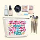 Nurses Gifts For Nurse Makeup Bag Funny Nurse Gifts For Women Graduation Gift For Nurse Female Nursing Student Nurses Week Gifts Medical Assistant Gift Appreciation Travel Makeup Bag