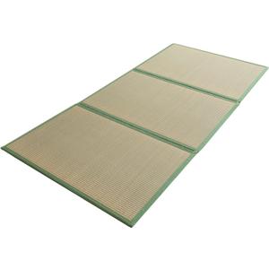 MAXYOYO Japanese Tatami Mat 100% Rush Grass Portable Folding Mat Futon Mattress Firm Traditional Floor Bed 79"x39"x0.47", Twin