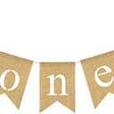 Bumble Bee 1st Birthday Garland, Happy 1st Bee Day Banner,Jute Burlap Baby ONE High Chair Banner, Boys Girls First Birthday Party Decorations Supplies