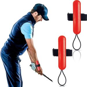 2 Pcs Golf Swing Training Golf Wrist Trainer Golf Aid Trainer Chipping Wristband Wrist Golf Training Equipment Golf Gadgets Alignment Practice Tool for Club Golf Beginners Better Impact Position