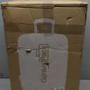 Genius Pack Expandable Hardside Carry On Luggage 22x14x9 Airline Approved Rolling Suitcase with Double Spinner Wheels, Ultra Light 21-Inch (Jet Black)