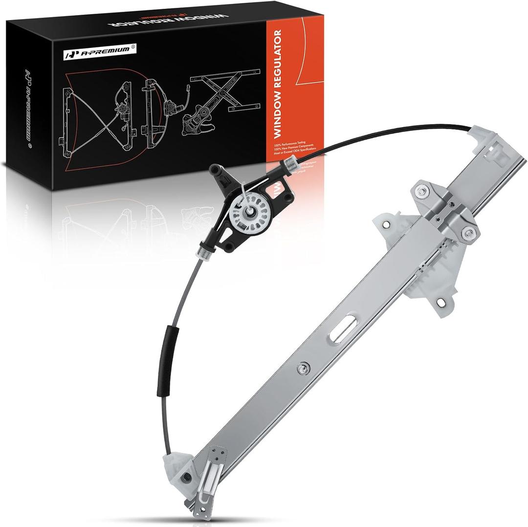 A-Premium Front Left Driver Side Power Window Regulator Without Motor Compatible with Mazda 3/3 Sport 2014-2018, Hatchback/Sedan