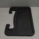 EcoNour 2 in 1 Car Steering Wheel Desk | Tray for Laptop Car Mount with Pen Holder | Desk Console for Car | Food Tray for Eating with Drinks Holder | Multipurpose Travel Car Accessories (Black)