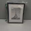 upsimples 9x12 Picture Frame Set of 5, Display Pictures 6x8 with Mat or 9 x 12 Without, Wall Gallery Photo Frames, Black