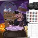 Halloween Party Games, Pin The Eye on The Witch Games, Halloween Birthday Party Games for Kids 56 Guests Halloween Pin Game for Kids