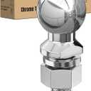 Nilight 2-5/16-Inch Diameter Chrome Trailer Hitch Ball, 15,000 lbs, 1-1/4 x 2-5/8-Inch Shank Universal Fit,Gray