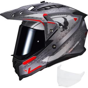 VCOROS Adventure Motorcycle Helmet VS-908 ATV Dirt Bike Off Road Motocross Full Face Helmet for Adults DOT Approved (XX-Large, Matte Warrior)