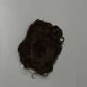 Breathable Elastic Curly Wave Human Hair Topper Clip in Silktop Topper Replacement Hair Pieces for Women with Thinning Hair Add Volume Dark Brown