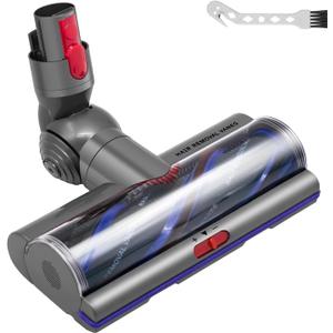 High Torque Brush Head Replacement for Dyson V11 V15 V10 V8 V7 Vacuum Cleaners, Anti-Tangle Brush, Three Adjustable Suction Modes, Suitable for Hardwood Floor Carpets