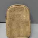 INICAT Small Faux Straw Crossbody Bag for Women, Lightweight Summer Beach Sling Purse for Everyday Errands and Casual Outings