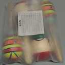 JOYIN 4 PCS Cinco De Mayo 7.6" Wooden Maracas for Kids, Maraca Magic, Wooden Noisemaker for Mexican Fiesta Party Favors, Musical Fun Parties, Luau Party, Carnivals, Taco Tuesday Event