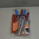 Liberty Imports Ninja Toy Weapons Kids Role Play Set with 2 Katana Swords, 2 SAIS, 4 Shuriken and Bo Staff for Children Dress Up Pretend Play Battles